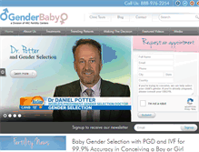 Tablet Screenshot of gender-baby.com